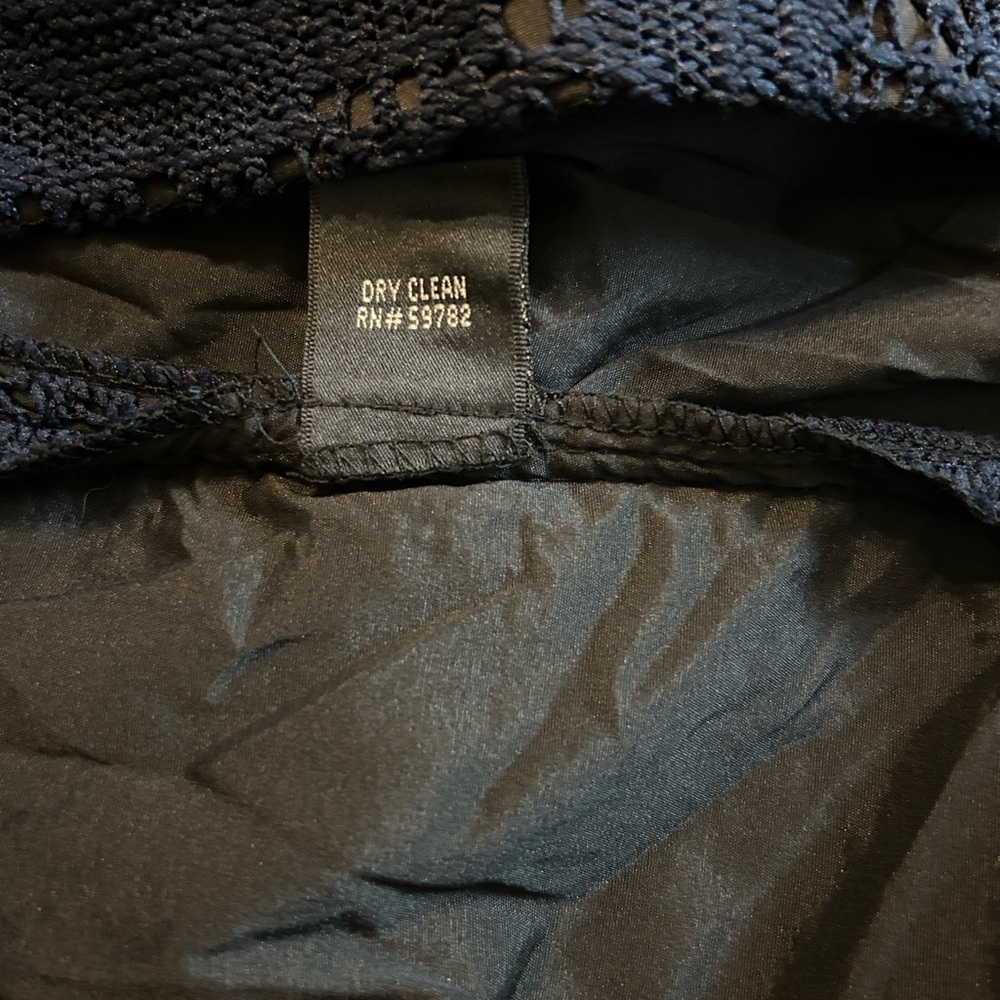 Adrianna Papell Midnight Lace Dress - Picture 5 of 7